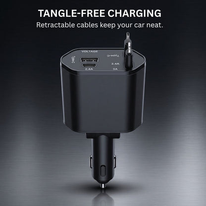 Tangle-Free Fast Car Charger