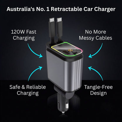 Retractable Fast Car Charger