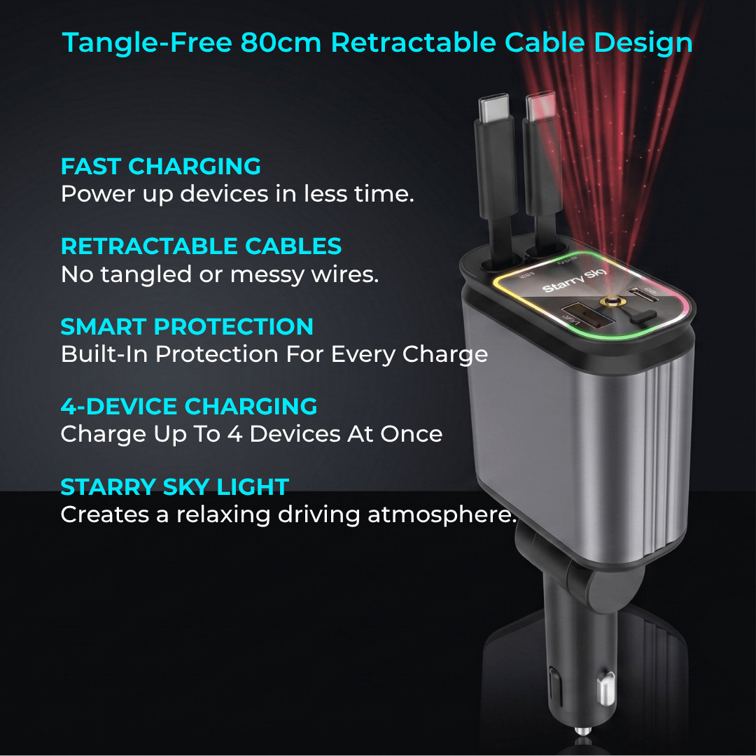 Nextro™ StarGlow Fast Car Charger